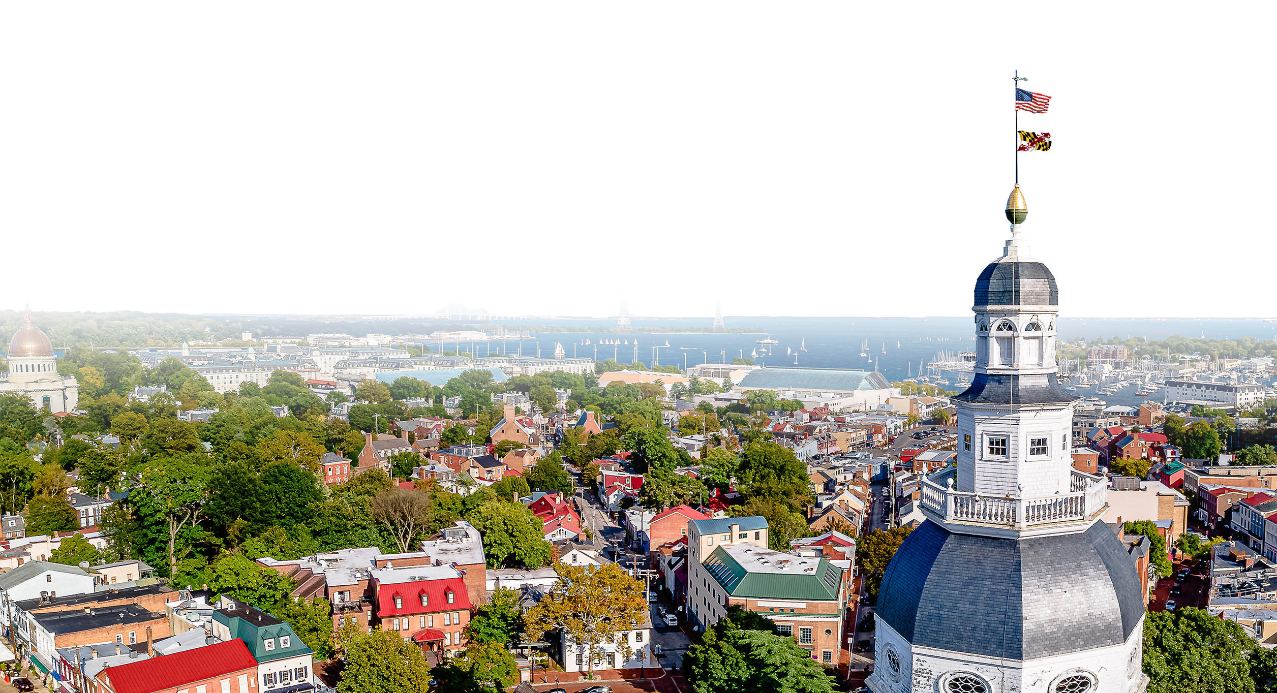 Skyline view of Annapolis, Maryland